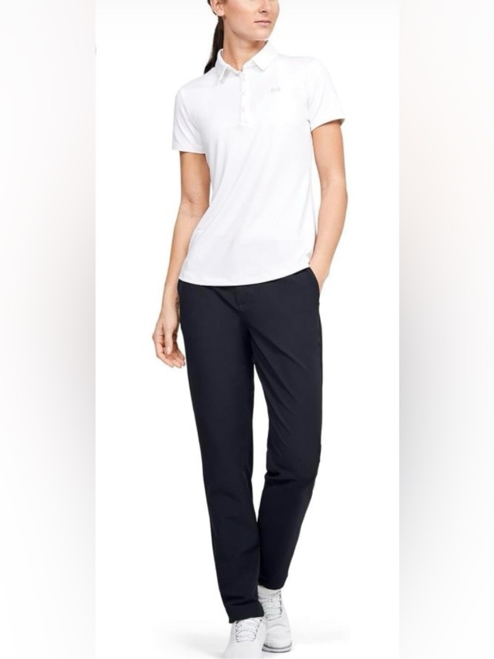 Like new Under Armour ladies black golf pant size 10